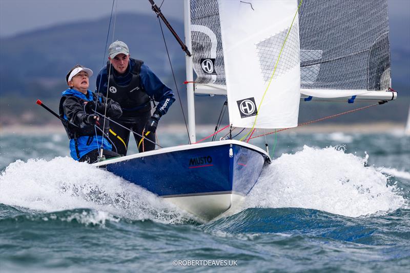 2025 Musto Lark Nationals at Abersoch Day 3 photo copyright Robert Deaves / www.robertdeaves.uk taken at South Caernarvonshire Yacht Club and featuring the Lark class