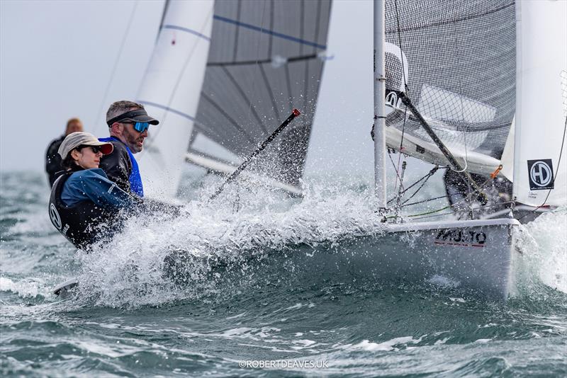 2025 Musto Lark Nationals at Abersoch Day 3 photo copyright Robert Deaves / www.robertdeaves.uk taken at South Caernarvonshire Yacht Club and featuring the Lark class