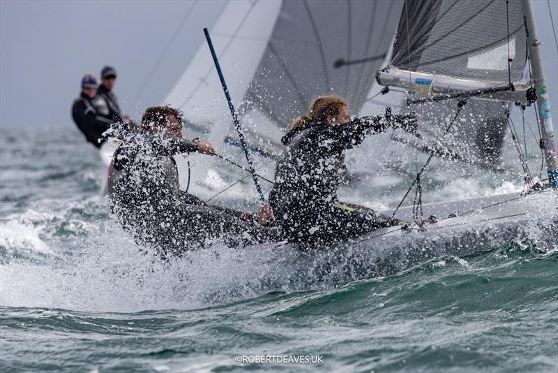 2025 Musto Lark Nationals at Abersoch Day 3 photo copyright Robert Deaves / www.robertdeaves.uk taken at South Caernarvonshire Yacht Club and featuring the Lark class