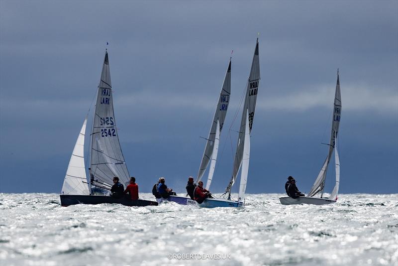 2025 Musto Lark Nationals at Abersoch Day 3 photo copyright Robert Deaves / www.robertdeaves.uk taken at South Caernarvonshire Yacht Club and featuring the Lark class
