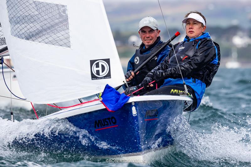 2025 Musto Lark Nationals at Abersoch Day 3 photo copyright Robert Deaves / www.robertdeaves.uk taken at South Caernarvonshire Yacht Club and featuring the Lark class