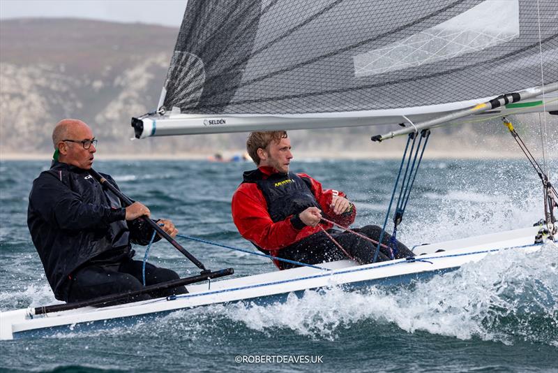 2025 Musto Lark Nationals at Abersoch Day 3 photo copyright Robert Deaves / www.robertdeaves.uk taken at South Caernarvonshire Yacht Club and featuring the Lark class