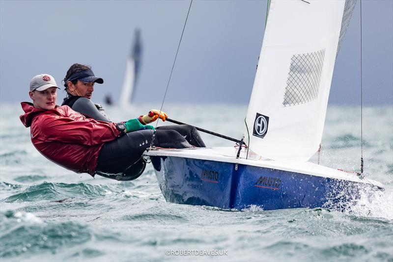 2025 Musto Lark Nationals at Abersoch Day 3 photo copyright Robert Deaves / www.robertdeaves.uk taken at South Caernarvonshire Yacht Club and featuring the Lark class