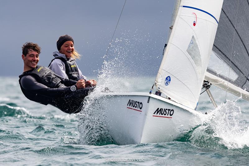 2025 Musto Lark Nationals at Abersoch Day 3 photo copyright Robert Deaves / www.robertdeaves.uk taken at South Caernarvonshire Yacht Club and featuring the Lark class