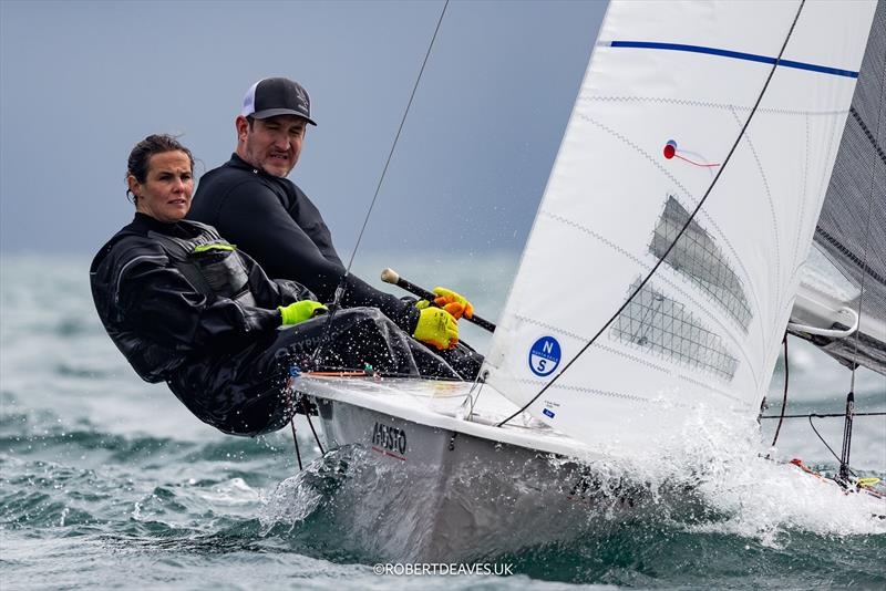 2025 Musto Lark Nationals at Abersoch Day 3 photo copyright Robert Deaves / www.robertdeaves.uk taken at South Caernarvonshire Yacht Club and featuring the Lark class