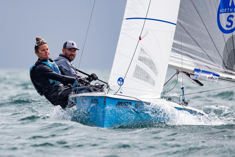 2025 Musto Lark Nationals at Abersoch Day 3 photo copyright Robert Deaves / www.robertdeaves.uk taken at South Caernarvonshire Yacht Club and featuring the Lark class