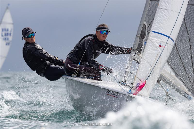 2025 Musto Lark Nationals at Abersoch Day 3 photo copyright Robert Deaves / www.robertdeaves.uk taken at South Caernarvonshire Yacht Club and featuring the Lark class