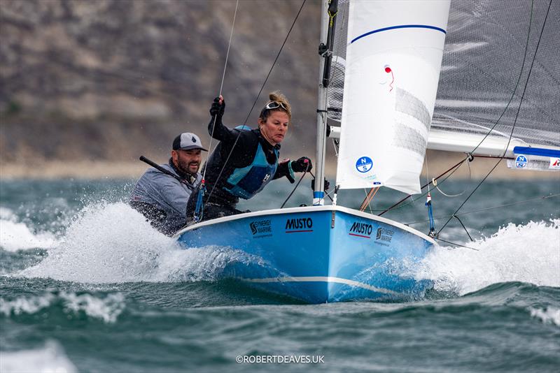2025 Musto Lark Nationals at Abersoch Day 3 photo copyright Robert Deaves / www.robertdeaves.uk taken at South Caernarvonshire Yacht Club and featuring the Lark class