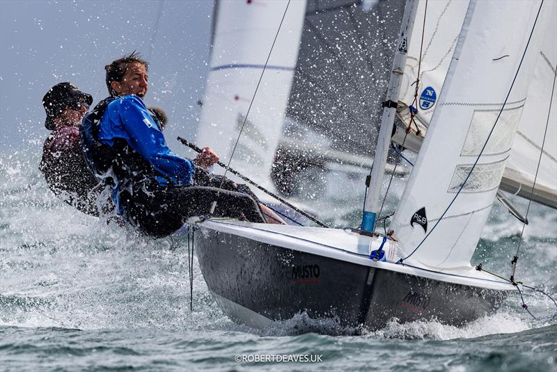 2025 Musto Lark Nationals at Abersoch Day 3 photo copyright Robert Deaves / www.robertdeaves.uk taken at South Caernarvonshire Yacht Club and featuring the Lark class