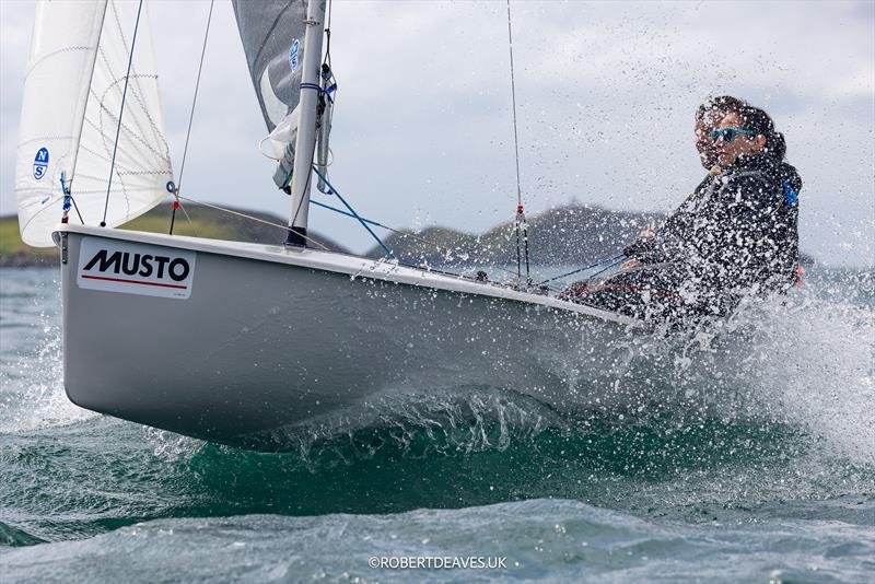 2025 Musto Lark Nationals at Abersoch Day 3 photo copyright Robert Deaves / www.robertdeaves.uk taken at South Caernarvonshire Yacht Club and featuring the Lark class
