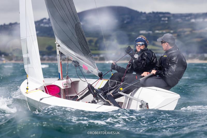 2025 Musto Lark Nationals at Abersoch Day 3 photo copyright Robert Deaves / www.robertdeaves.uk taken at South Caernarvonshire Yacht Club and featuring the Lark class