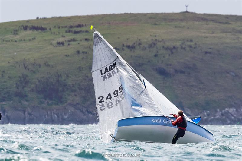 2025 Musto Lark Nationals at Abersoch Day 3 photo copyright Robert Deaves / www.robertdeaves.uk taken at South Caernarvonshire Yacht Club and featuring the Lark class
