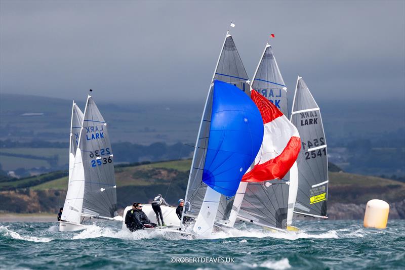 2025 Musto Lark Nationals at Abersoch Day 3 photo copyright Robert Deaves / www.robertdeaves.uk taken at South Caernarvonshire Yacht Club and featuring the Lark class