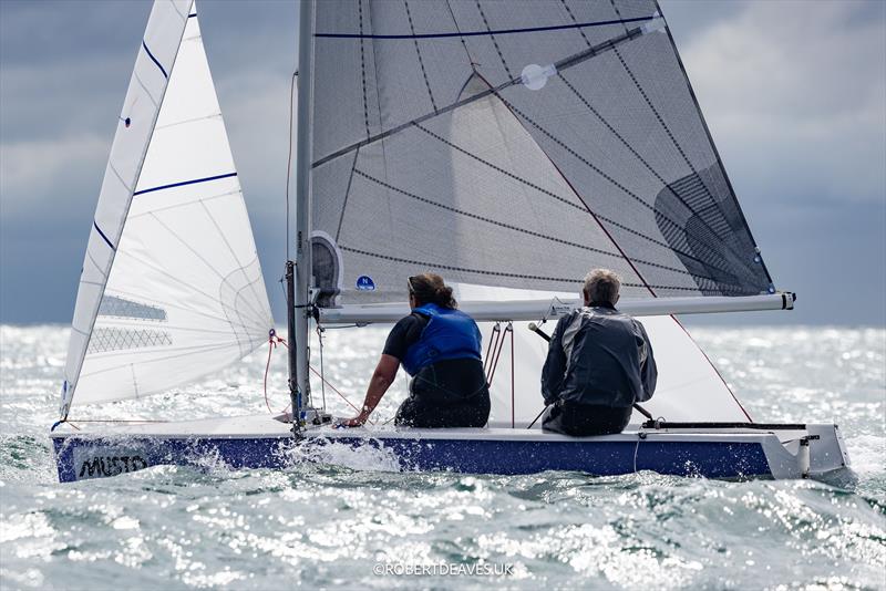 2025 Musto Lark Nationals at Abersoch Day 3 photo copyright Robert Deaves / www.robertdeaves.uk taken at South Caernarvonshire Yacht Club and featuring the Lark class