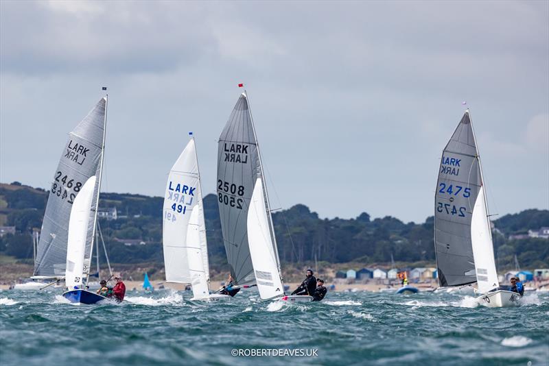 2025 Musto Lark Nationals at Abersoch Day 3 photo copyright Robert Deaves / www.robertdeaves.uk taken at South Caernarvonshire Yacht Club and featuring the Lark class