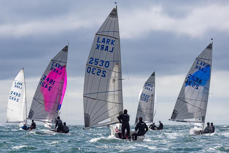 2025 Musto Lark Nationals at Abersoch Day 3 photo copyright Robert Deaves / www.robertdeaves.uk taken at South Caernarvonshire Yacht Club and featuring the Lark class