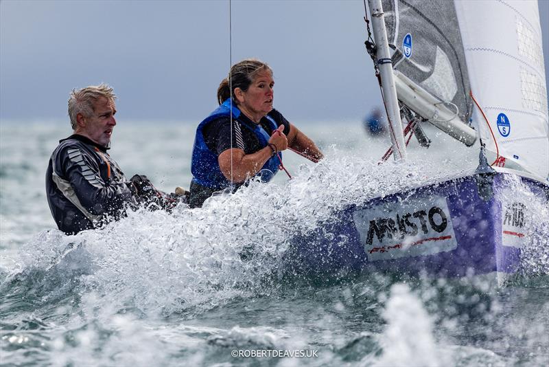 2025 Musto Lark Nationals at Abersoch Day 3 photo copyright Robert Deaves / www.robertdeaves.uk taken at South Caernarvonshire Yacht Club and featuring the Lark class
