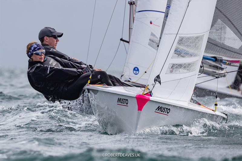 2025 Musto Lark Nationals at Abersoch Day 3 photo copyright Robert Deaves / www.robertdeaves.uk taken at South Caernarvonshire Yacht Club and featuring the Lark class