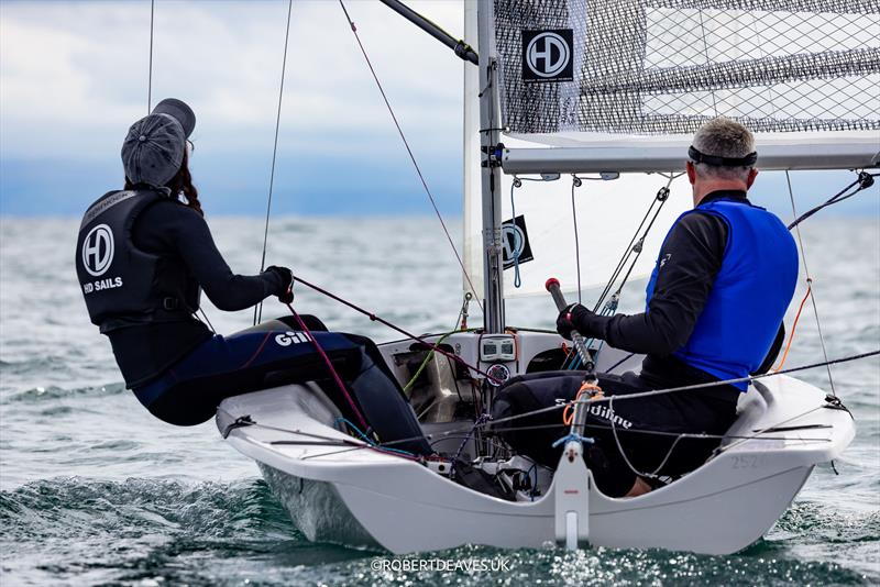 2025 Musto Lark Nationals at Abersoch Day 4 photo copyright Robert Deaves / www.robertdeaves.uk taken at South Caernarvonshire Yacht Club and featuring the Lark class