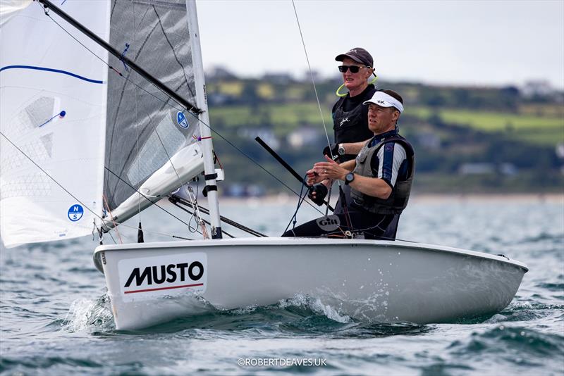 2025 Musto Lark Nationals at Abersoch Day 4 photo copyright Robert Deaves / www.robertdeaves.uk taken at South Caernarvonshire Yacht Club and featuring the Lark class