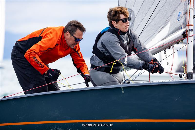 2025 Musto Lark Nationals at Abersoch Day 4 photo copyright Robert Deaves / www.robertdeaves.uk taken at South Caernarvonshire Yacht Club and featuring the Lark class