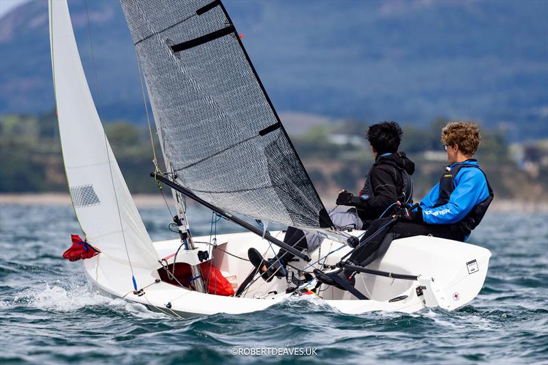 2025 Musto Lark Nationals at Abersoch Day 4 photo copyright Robert Deaves / www.robertdeaves.uk taken at South Caernarvonshire Yacht Club and featuring the Lark class