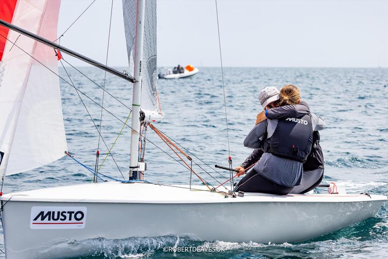 Musto Lark Nationals 2026 at Fowey day 4 photo copyright Robert Deaves / www.robertdeaves.uk taken at Fowey Sailing and featuring the Lark class