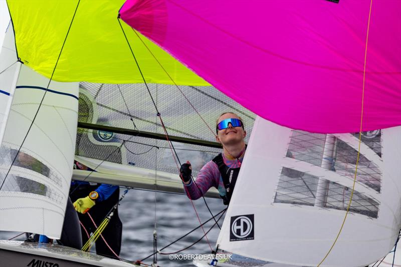 Musto Lark Nationals 2026 at Fowey day 4 photo copyright Robert Deaves / www.robertdeaves.uk taken at Fowey Sailing and featuring the Lark class