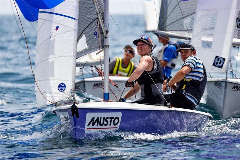 Musto Lark Nationals 2026 at Fowey day 4 photo copyright Robert Deaves / www.robertdeaves.uk taken at Fowey Sailing and featuring the Lark class