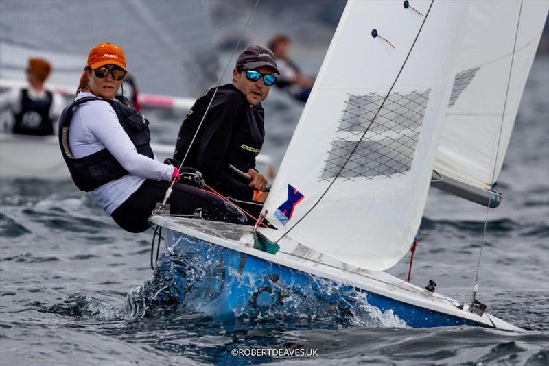 Musto Lark Nationals 2026 at Fowey day 4 photo copyright Robert Deaves / www.robertdeaves.uk taken at Fowey Sailing and featuring the Lark class
