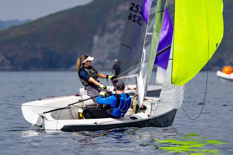 Musto Lark Nationals 2026 at Fowey day 4 photo copyright Robert Deaves / www.robertdeaves.uk taken at Fowey Sailing and featuring the Lark class