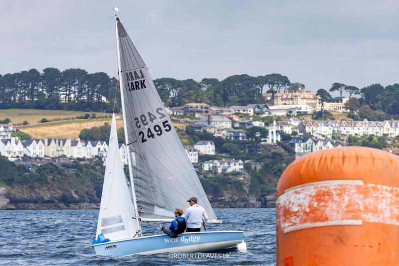 Musto Lark Nationals 2026 at Fowey day 4 photo copyright Robert Deaves / www.robertdeaves.uk taken at Fowey Sailing and featuring the Lark class