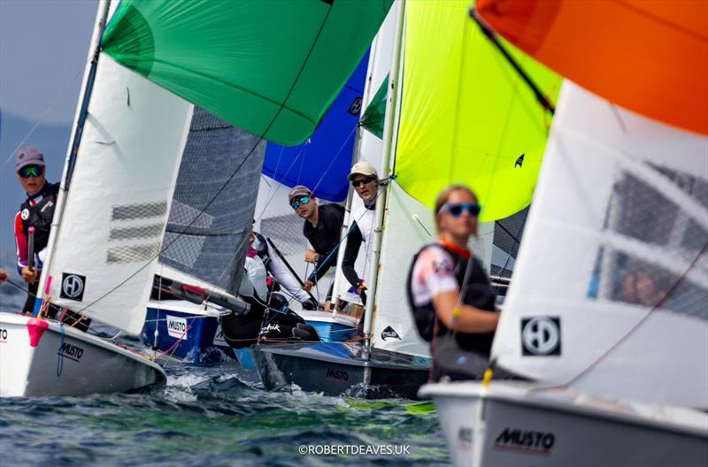Musto Lark Nationals 2026 at Fowey day 4 photo copyright Robert Deaves / www.robertdeaves.uk taken at Fowey Sailing and featuring the Lark class