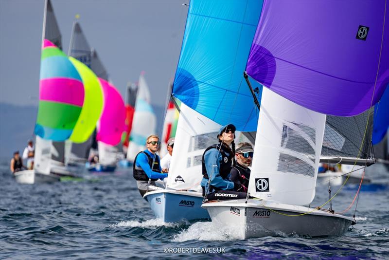 Musto Lark Nationals 2026 at Fowey day 4 photo copyright Robert Deaves / www.robertdeaves.uk taken at Fowey Sailing and featuring the Lark class