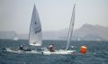 Racing in the Volvo Oman Laser Nationals at the Ras al Hamra Recreation Centre © Stephen Rice