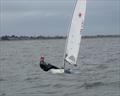 ILCA 7 of Dave Kirwan on Howth YC Dinghy Frostbites Spring Series Day 4 &copy; Neil Murphy