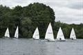 Upwind action - ILCA 6&7 open meeting at Chipstead &copy; Ian Cobb