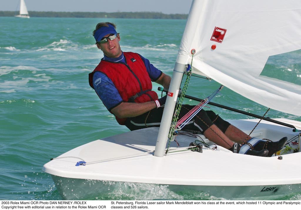 Mark Mendelblatt wins the Laser class at the Rolex Miami Olympic Classes Regatta photo copyright Dan Nerney / Rolex taken at  and featuring the ILCA 7 class