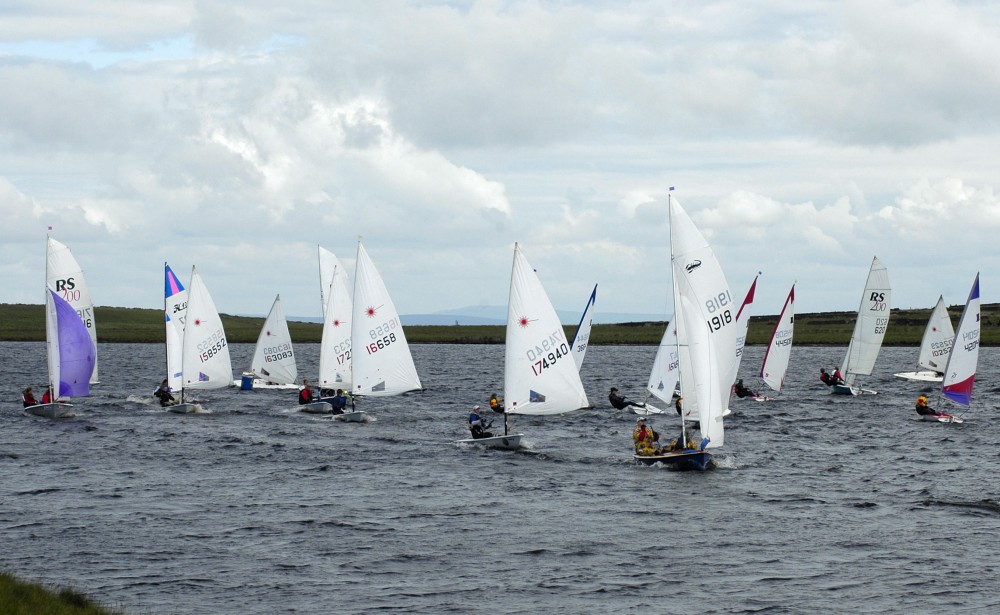 A brisk breeze for the Trident Yorkshire Youth at Halifax Sailing Club photo copyright Jonathan Lister taken at Halifax Sailing Club and featuring the ILCA 7 class