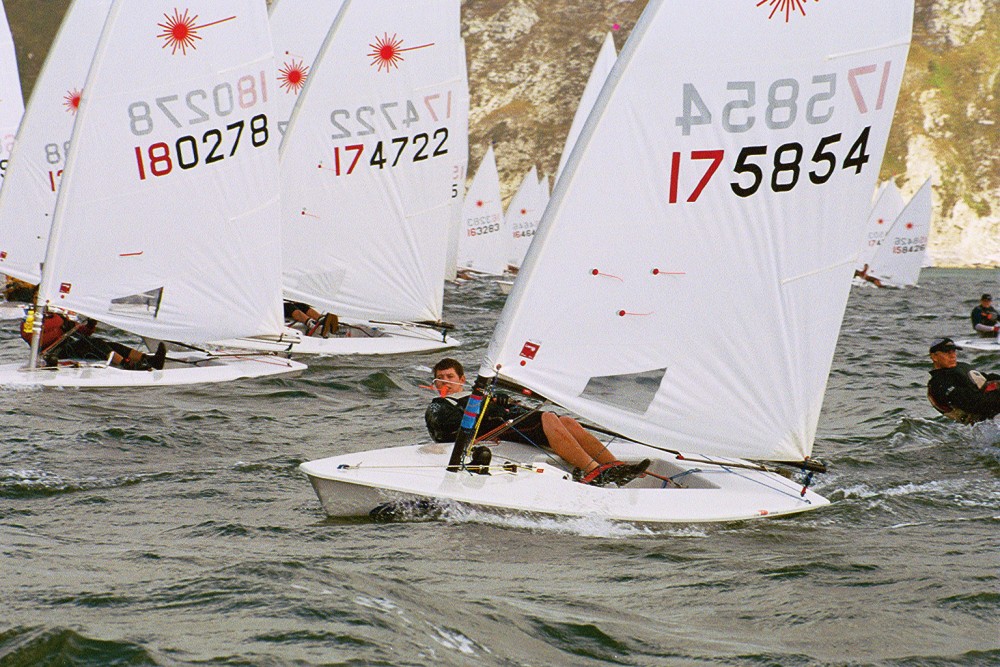 Nick Orman (Castle Cove) at the Laser Club Championships photo copyright Eddie Mays taken at Swanage Sailing Club and featuring the ILCA 7 class