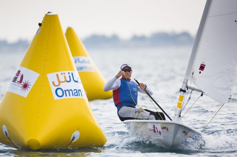 Nick Thompson (GBR) on day 5 of the 2013 Laser Standard World Championships - photo © Lloyd Images
