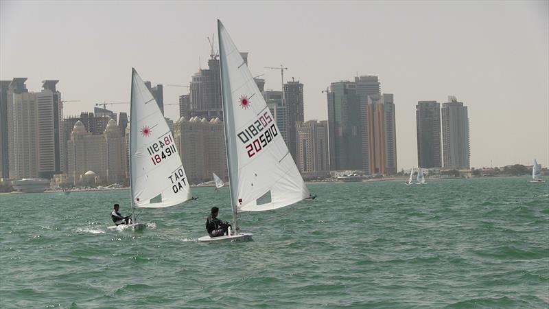 6th GCC Sailing Championships day 4 photo copyright Icarus Sailing Media taken at Doha Sailing Club and featuring the ILCA 7 class