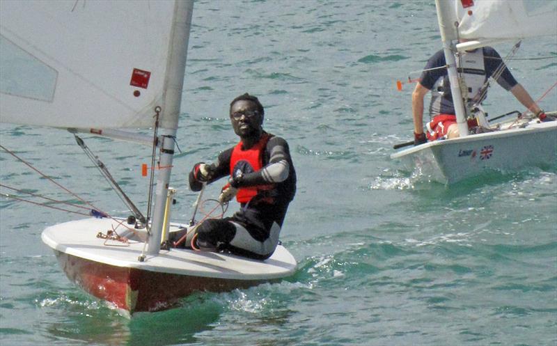 Teddy Ndaro (KEN) has a dream to compete in Rio 2016 photo copyright MYC taken at Mombasa Yacht Club and featuring the ILCA 7 class