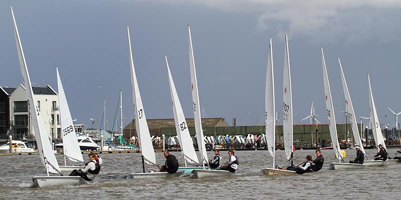 Pyefleet Week day 2 photo copyright Fiona Brown / www.fionabrown.com taken at Brightlingsea Sailing Club and featuring the ILCA 7 class