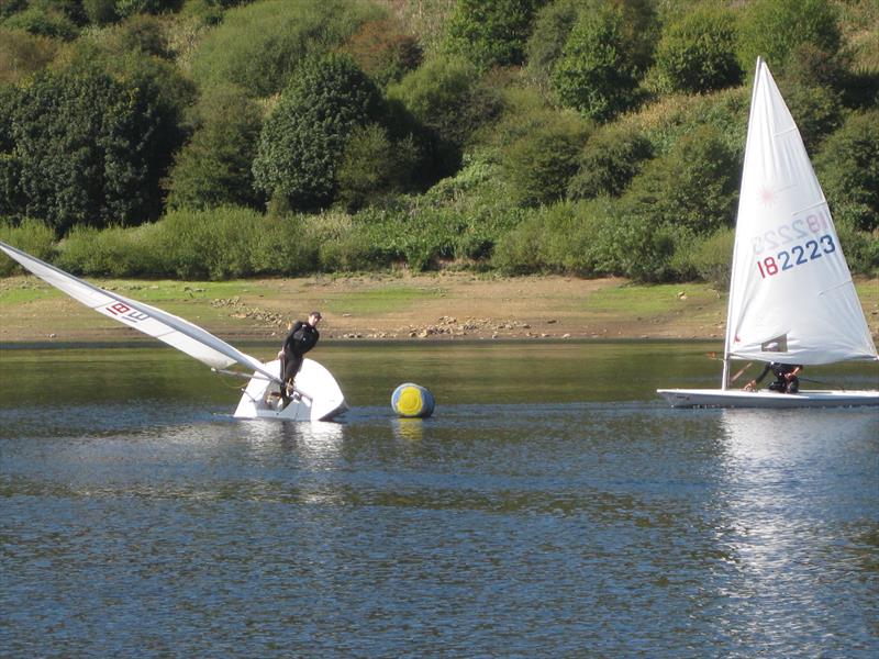 Lasers and Streakers at Scammonden Water photo copyright Paul Cornish taken at Scammonden Water Sailing Club and featuring the ILCA 7 class