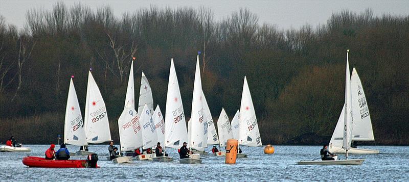 Crewsaver Tipsy Icicle Series week 3 at Leigh & Lowton photo copyright Gerard Vander Hoek taken at Leigh & Lowton Sailing Club and featuring the ILCA 7 class