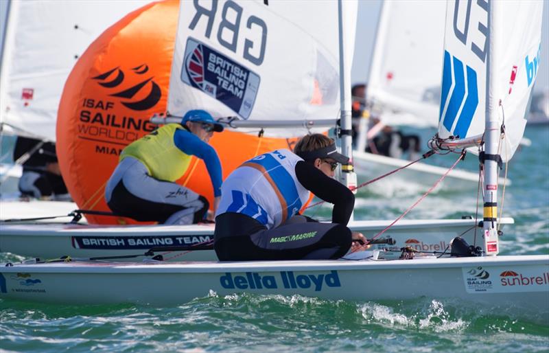 ISAF Sailing World Cup Miami day 5 photo copyright Ocean Images taken at Coconut Grove Sailing Club and featuring the ILCA 7 class