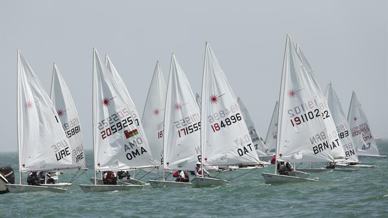 2nd GCC Beach Games 2015 day 2 photo copyright Icarus Sailing Media taken at Doha Sailing Club and featuring the ILCA 7 class