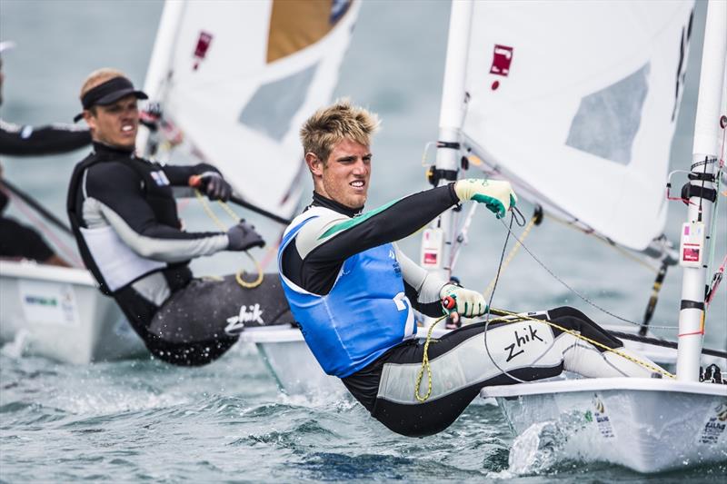 Laser silver for Matt Wearn at ISAF Sailing World Cup Weymouth - photo © Pedro Martinez / Sailing Energry