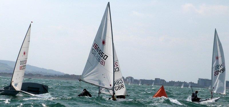 Rooster Laser Masters' Nationals at Pevensey Bay photo copyright Adrian Peckham taken at Pevensey Bay Sailing Club and featuring the ILCA 7 class